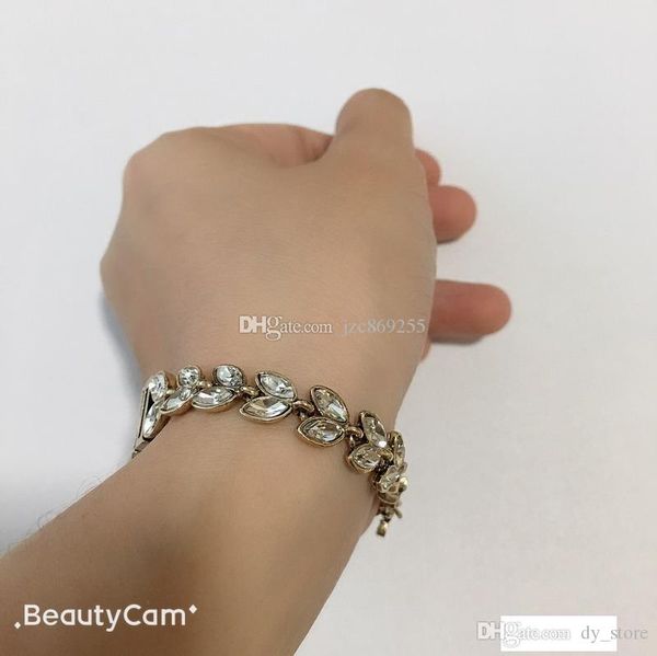 

2019 new style fashion d bracelet metal letters hand chain ,for ladies collection luxurious design items jewelry accessories party gift, Black