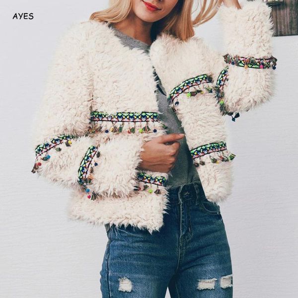 

lamb fur coat women 2020 winter autumn thermal new faux fur coats outerwear elegant high street pink white outers female 3xl, Black