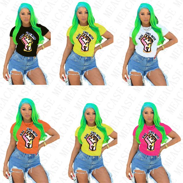 

black lives matter women t-shirt designer cartoon fashion round neck tees short sleeves tshirt plus size t shirt clothing s-3xl d7805, Blue