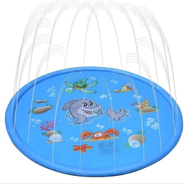 

cushion/decorative pillow summer outdoor spray water cushion pvc inflatable toys for children play mat games beach lawn sprinkler pads