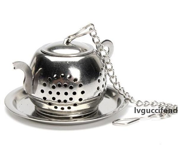 

loose teapot shaped tea leaf infuser spice stainless steel drinking infuser herbal filter teaware tools