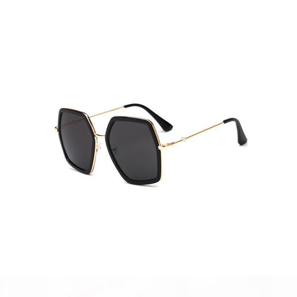 

u oversized polygon sunglasses women stylish metal plastic sun glasses outdoor decoration fashion shade eyewear sun glass 7094olodr3571, White;black