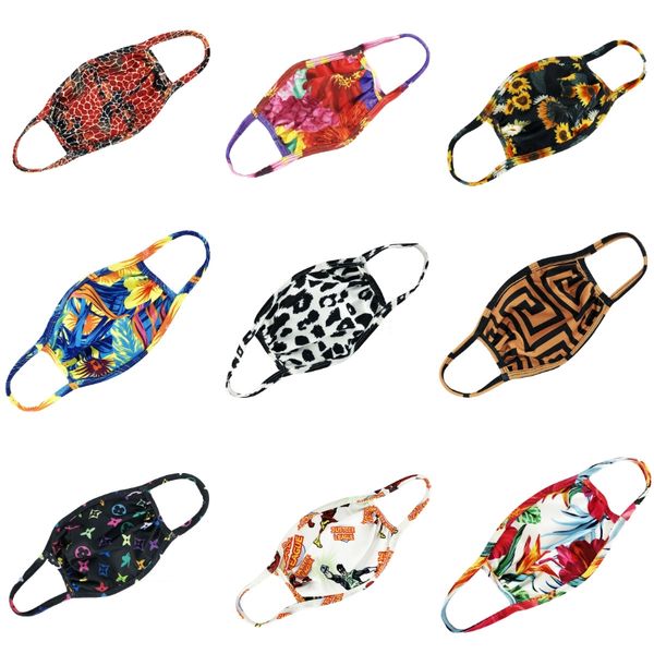 

126 colors printing bandana american flag pattern masks scarf bandana motorcycle scarves eadscarf neck fa mask g288#928, Black