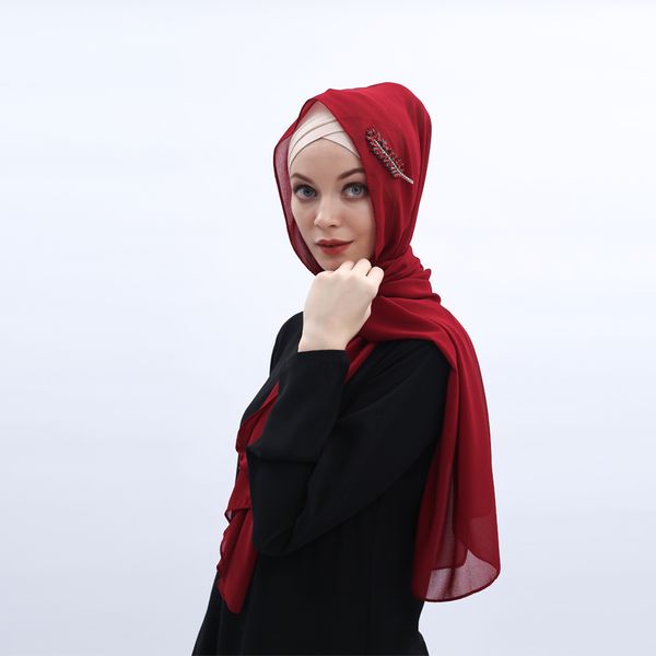 

chiffon abaya hijab scarf turban muslim hijabs foulard femme musulman turbans abayas for women headscarf turbantes jilbab
