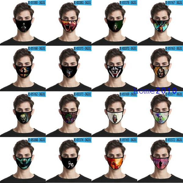 

joker 3d printing designer face mask reusable face mask 3d printed masks costumes for halloween cosplay joker 3d official joker printing rax