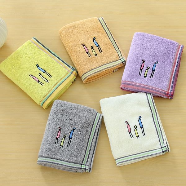 

embroidered cotton children's soft and comfortable children's towel kindergarten baby's facial towel gift