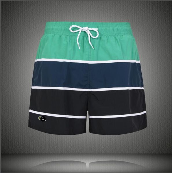 

t-shirt new men's beach wear cool board shorts quick dry water sport swim trunks summer beach shorts t-shirt, Black