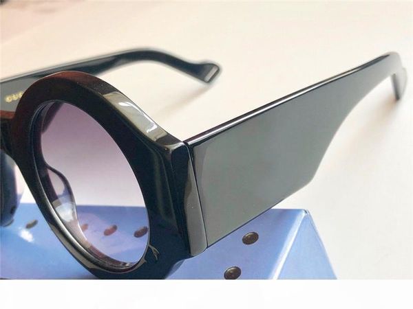 

r new designer sunglasses retro simple round frame 0630 protection uv protection 400 outdoor glasses quality, White;black