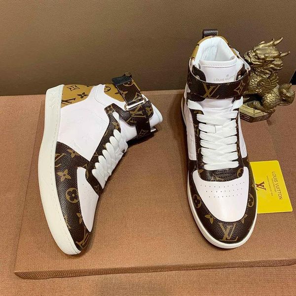 

luxury men shoes breathable chaussures pour hommes fashion sneakers men shoes boots with box boombox sneaker boot casual shoes for men sale, Black