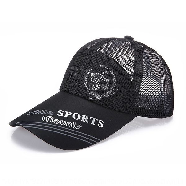 

new hat men's baseball outdoor leisure baseball cap mesh breathable cap sports sun hat women, Blue;gray