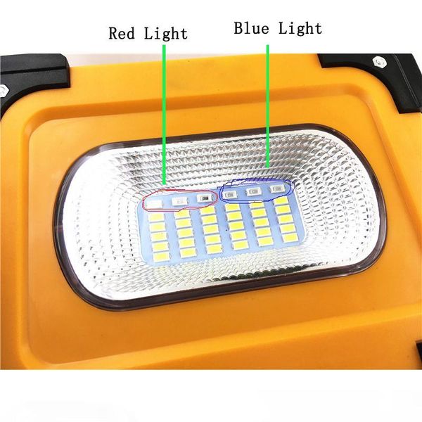 

LED Work Light Portable Solar 36LED Flood Lights Rechargeable Power Bank Emergency Lamp USB Charger Flashlight for Indoor Outdoor