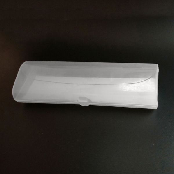 

new anti-pressure white transparent plastic case case presbyopic glasses box plastic box glasses bag cloth, Blue