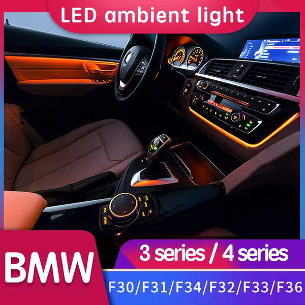 

3/4 series 8 colors car decorative auto ambient light led strip for f30/f31/f34/f32/f33/f36 tuning car accessories