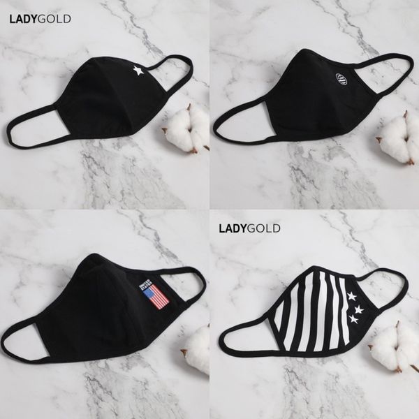 

us wareouse sip 3-layers nonwoven disposable fa masks dustproof level fa mout masceri breating protective safety masque in stock#337, Black