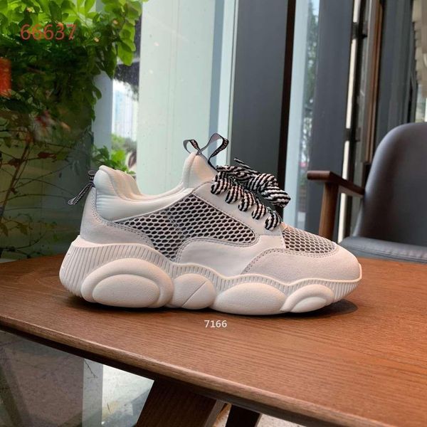 

321g women leisure sneakers leather shoes fashion and comfortable printed real leather thick sole outdoor shoes size 35-39, Red;white