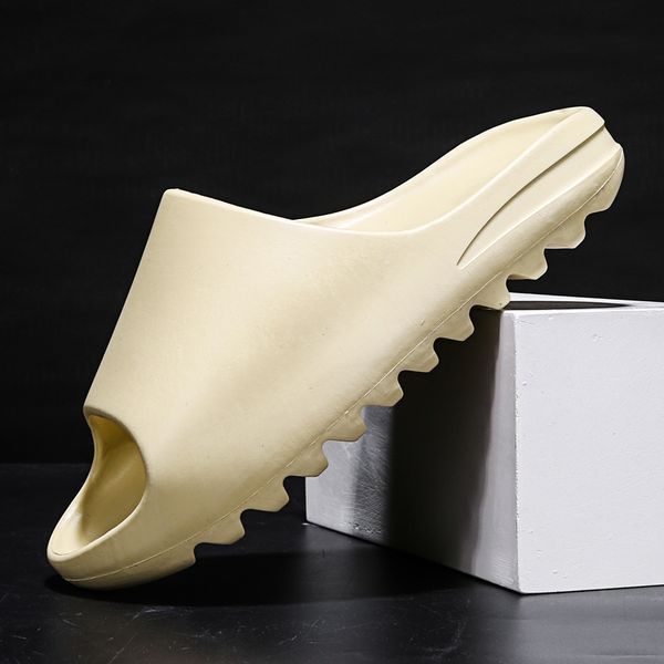 

summer mens slippers breathable cool beach slippers slide bone fish mouth outdoor men sandals lightweight sneakers men big size, Black