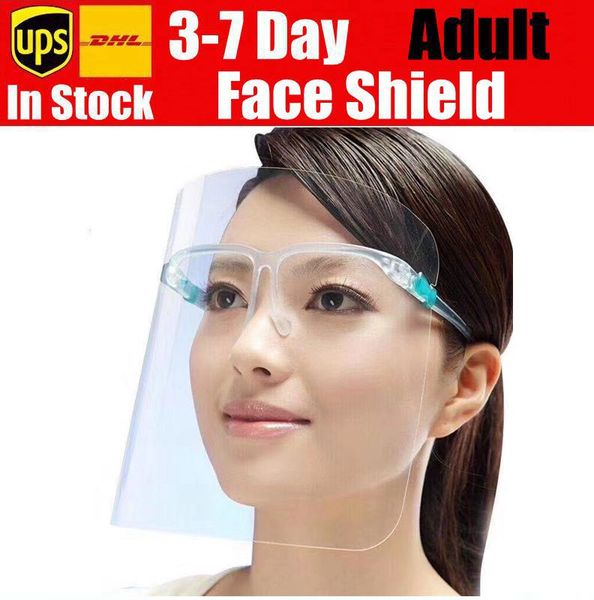 

new face shield protective full face mask with goggles transparent anti fluids anti dust splash mouth face clear protective mask