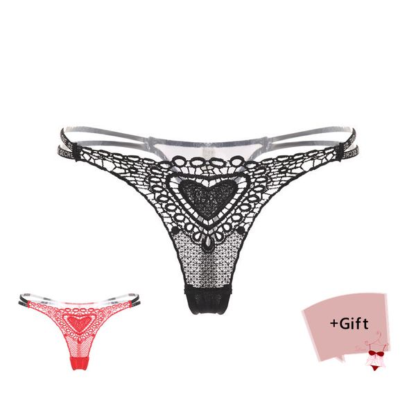 

women soft heart-shaped elastic temptation breathable panties transparent underware for women elegant gorgeous panties, Black;pink