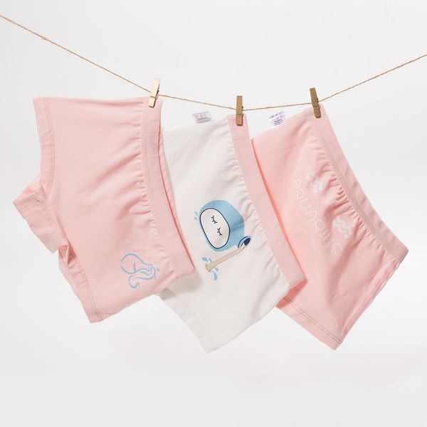 

новые детские средних и боксеры большого детских девочек мультфильм мило белье женщин хлопок младенец нижнего белья, Camo