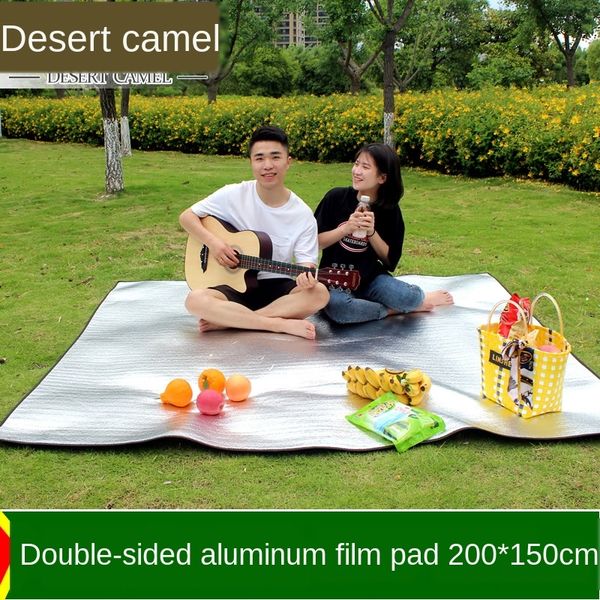 

десерт верблюда 150 * 200 двухсторонняя алюминиевая пленка влагостойкие пикника 10 юаней еды коврик коврик еды