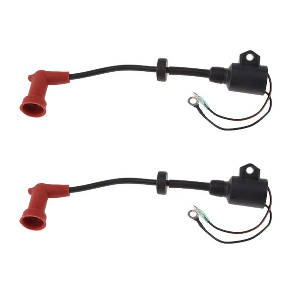 

2x катушка зажигания для yamaha 9.9hp 15 hp 2-тактный подвесной 1996-06 63v-85570