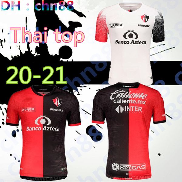 

liga mx 2020 2021 atlas fc soccer jerseys home away 20 21 .reyes i.jeraldino acosta i. renato j. angulo football shirts thailand maillots, Black;yellow