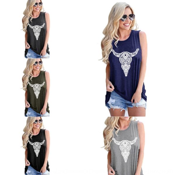 

bzvtl женская верхняя корова печатных рукавов базы спорта вскользь головки верхней коровы голова печататься без рукавов футболки базы спорта, Camo