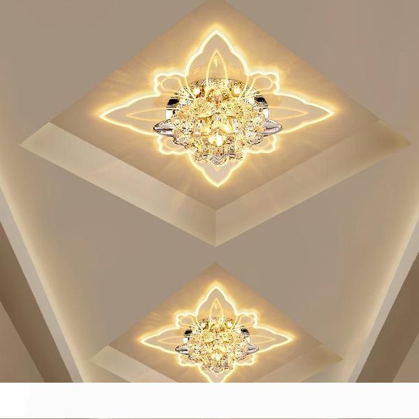 

красочные бабочки современные hallway кристалл потолочное освещение коридора зеркало потолочный светильник междурядья veranda освещение