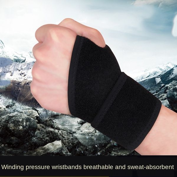 

uck3u outdoor sports adjustable thumb winding pressure elastic basketball outdoor sports wrist strap basketball wristband wristband, Black;red