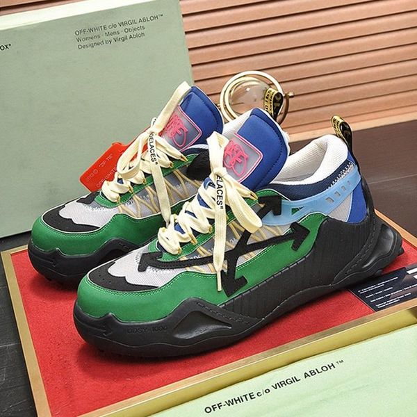 

new arrival mens shoes comfortable outdoor walking sports footwears with origin box low lace -up plus size men shoes odsy -1000 sneakers, Black