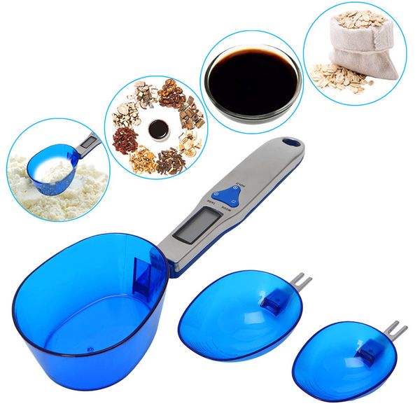 

kitchen digital scale spoon 500g/0.1g electronic measuring spoon weight volumn food scales cooking tools jk2005kd