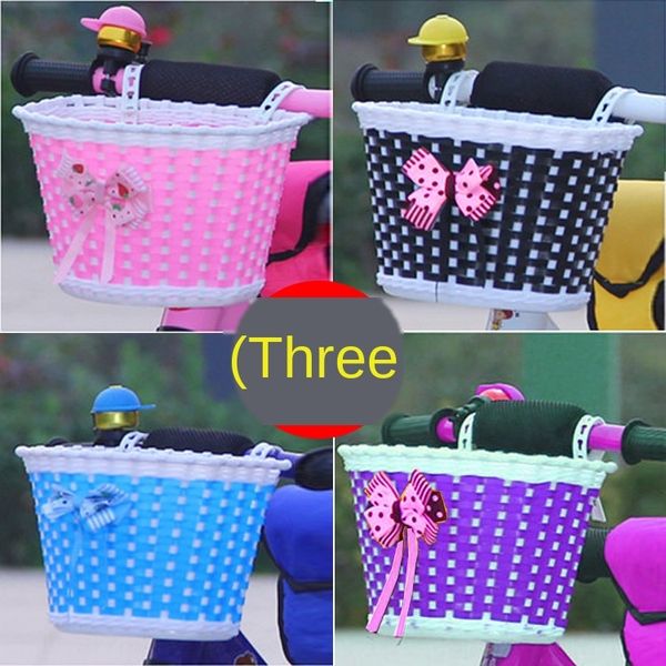 

bicycle scooter scooter children's front general basket basket tram bicycle, Silver