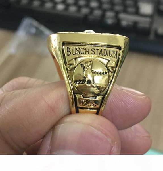 

s 1967 st louis cardinal s world baseball championship ring souvenir men fan gift 2019 wholesale drop shipping, Silver