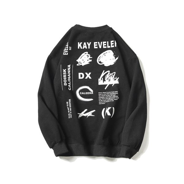 

men's hoodies & sweatshirts mens fashion hip hop oversized loose 5xl harajuku oversize male sweatshirt casual, Black