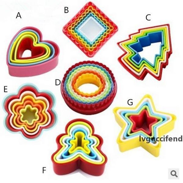 

kitchen dining cookies cutter set slicer frame cake diy mold heart shape decor edge cutter party plastic cookies maker kitchen accessories