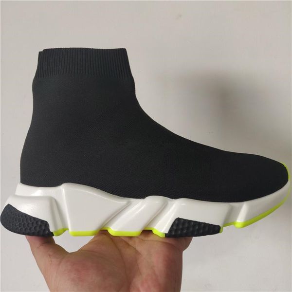 

sneakers speed trainer black red gypsophila triple black fashion flat sock boots men women casual shoes speed trainer runner