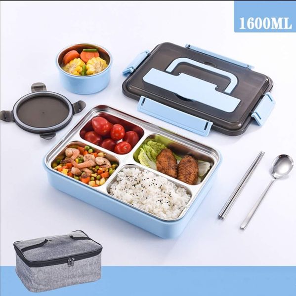 2020 304 Stainless Steel Lunch Box For Students And Office Workers One ...
