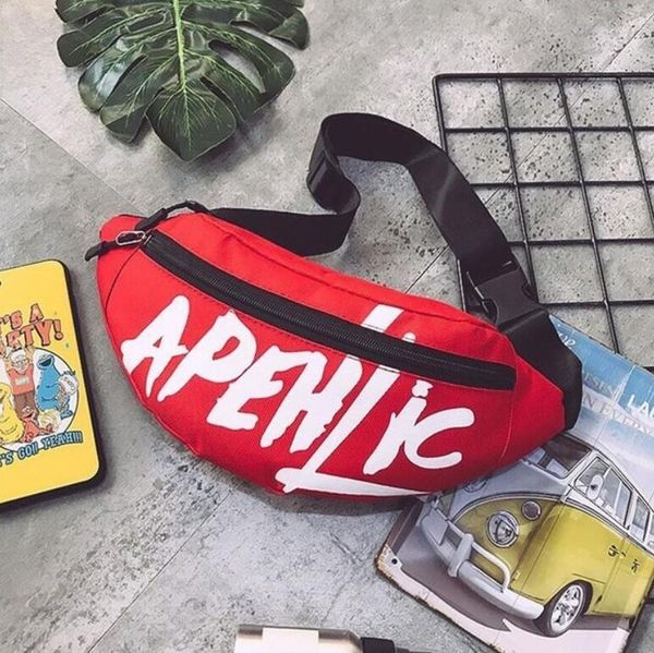 

2020 women waist bag letter fanny packs hip-hop belt bag harajuku shoulder female sling chest pocket fashion pocket