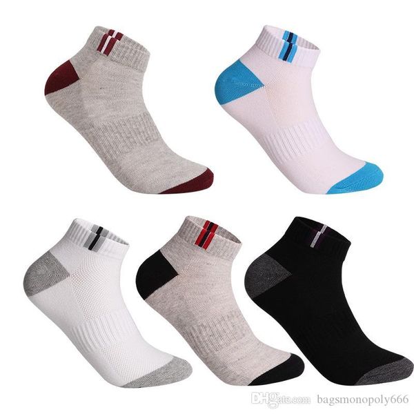 

cotton socks men's solid color fashion male boat socks shallow mouth absorb sweat man short socks spring autumn 10 pairs/lot, Black