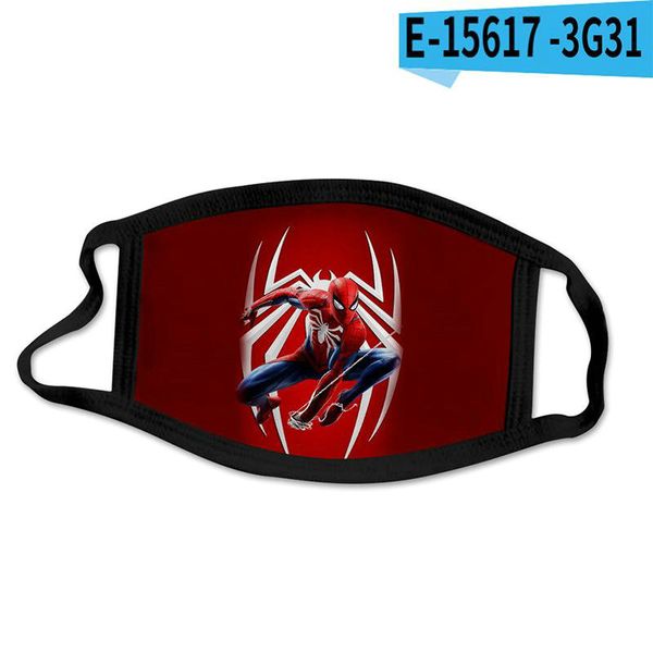 

человек-паук 3d verse печати дизайнер маска для лица маски хлопок многоразовый face out door спорт езда маски мода хлопок zpgue tophw
