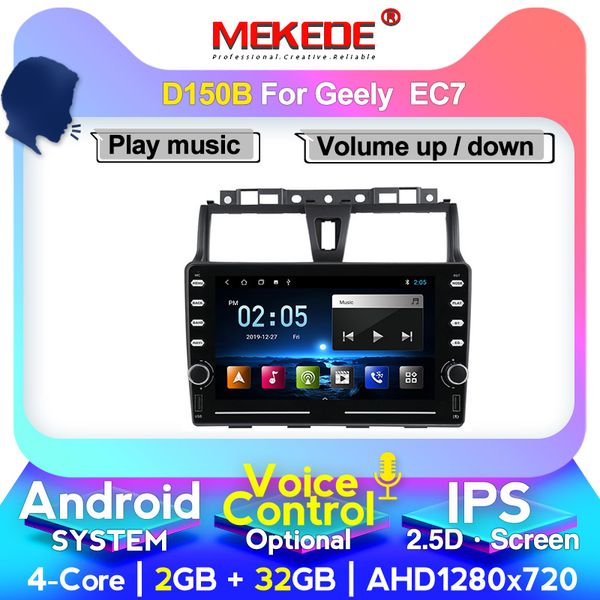 

mekede 4g lte 8 core android systems car gps navigation multimedia player for geely ec7 2014 2020 2020 2.5d screen button car dvd