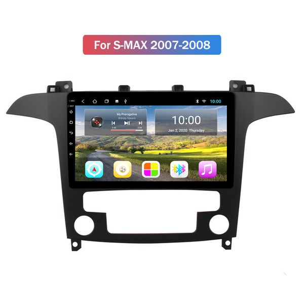 

2 din car radio android 10 quad core android car stereo special for ford s-max 2007 2008 with gps navigation