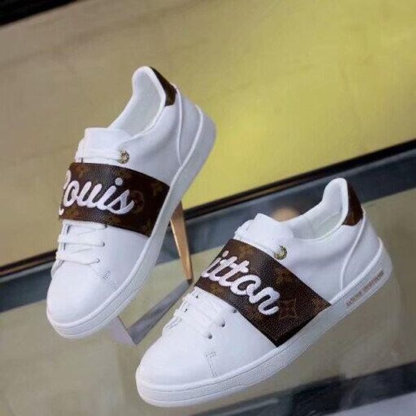 

2020r new trend printing leather casual shoes men and women outdoor sports shoes fashion wild party lovers shoes code 35-45, Black