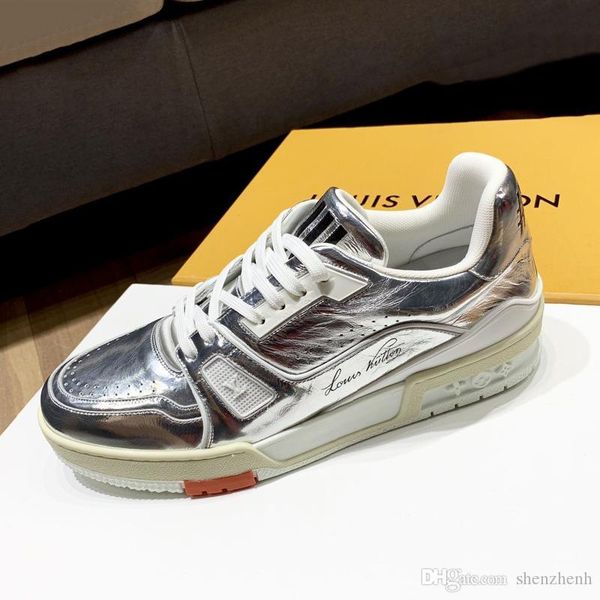 

new trainer sneaker men 's shoes drop ship fashion design comfortable luxury shoes footwears vintage low style men sh, Black