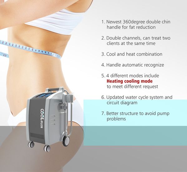 

factory price 4 cool fat loss handles beauty for fat device machine with shape cryolipolysis suction cryo bwdgn