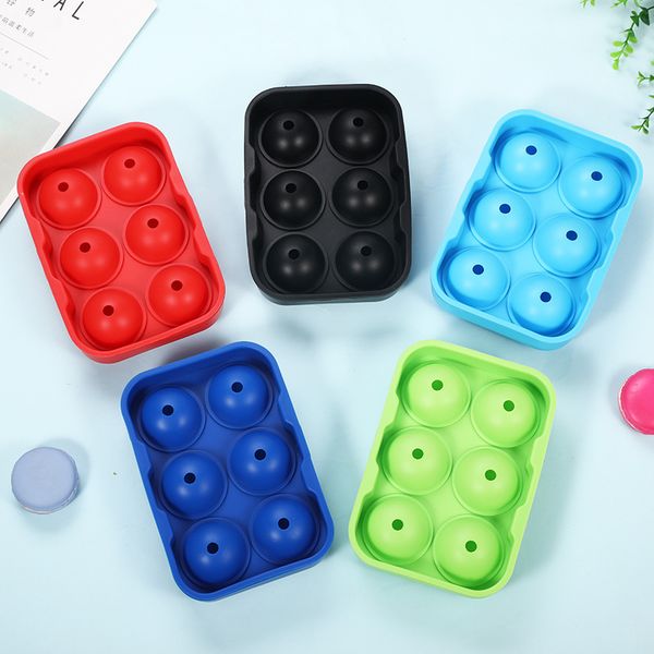 

доступные в настоящее время new style 6 lattice ice tray экологичный круг хоккей mold summer circle silica ge