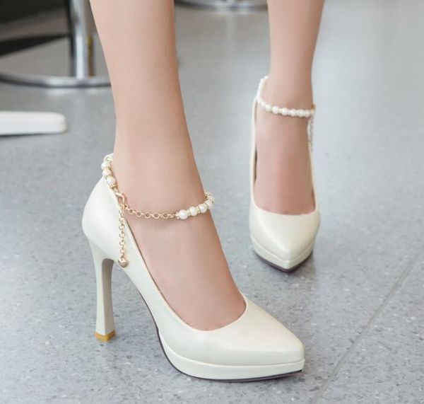 

this spring and fall 2019 collection of versatile beaded buckle pointy stiletto heels is a must-have for party weddings, Black