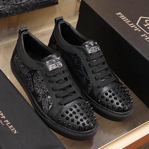 

luxury studs mens shoes drop ship style plus size low zapatillas hombre fashion lightweight comfortable vintage design lace -up shoes