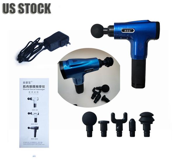 

сша stock! массаж gun фасции gun muscle relaxer тихий глубокий фитнес вибрации шеи мембранные grab физиотерапия release gun массажер