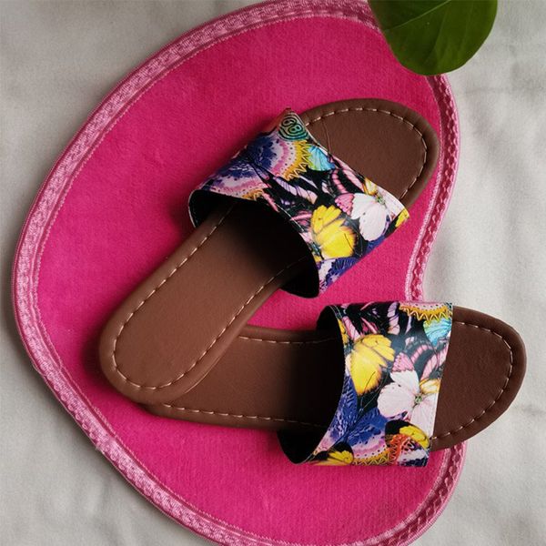

women slippers summer 2020 new women's snake print slides woman fashion flat ladies shoes female comfortable footwear plus size, Black